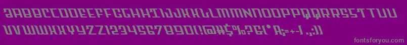 フォントSkycableft – 紫の背景に灰色の文字