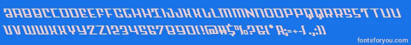 Шрифт Skycableft – розовые шрифты на синем фоне