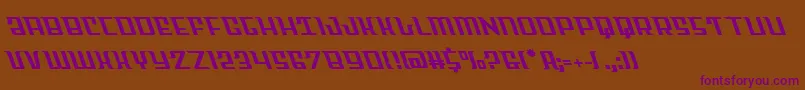 Skycableft Font – Purple Fonts on Brown Background