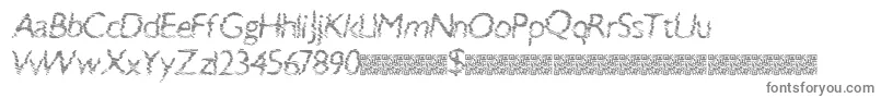 Swiftbreak Font – Gray Fonts on White Background