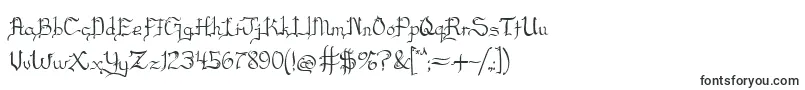 Blackscript-Schriftart – Gotische Schriften