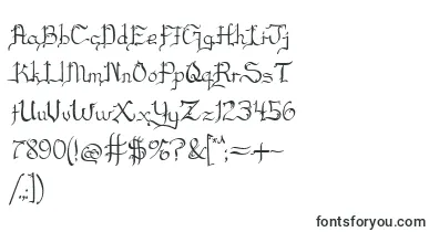  Blackscript font