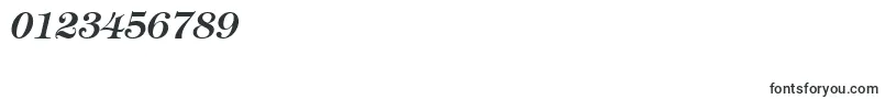TiffanyDemiItalicBt Font – Fonts for Numbers and Digits