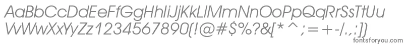 AvantGardeItalic Font – Gray Fonts