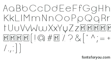  OpificioLightRounded font