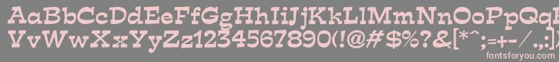 Expo Font – Pink Fonts on Gray Background