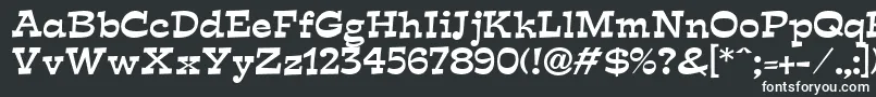 フォントExpo – 黒い背景に白い文字