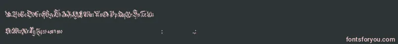 HolyroseFontMidnightea Font – Pink Fonts on Black Background