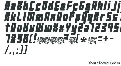 Pushblack font