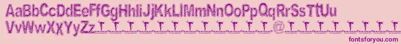 More about ArenatoxFontDemo Font ArenatoxFontDemo Font – Purple Fonts on Pink Background