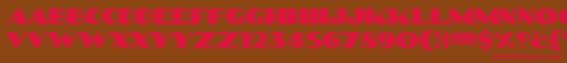 Platinum Hub Caps Solid Font – Red Fonts on Brown Background