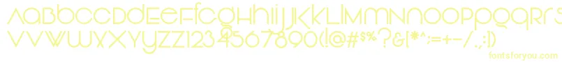 Vonique92Regular Font – Yellow Fonts