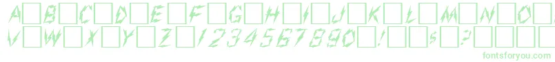 En savoir plus sur la police AdmiralRegular Police AdmiralRegular – polices vertes sur fond blanc