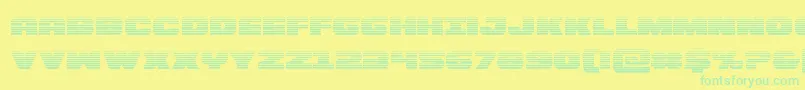 Más sobre la fuente Bummergrad fuente Bummergrad – Fuentes Verdes Sobre Fondo Amarillo