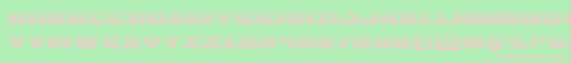 Bummergrad Font – Pink Fonts on Green Background