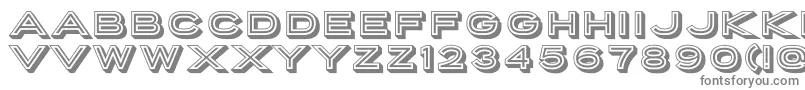 Czcionka PorterSansInlineBlockWebfont – szare czcionki