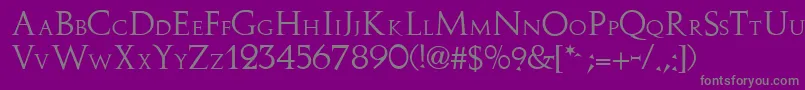More about Stowe Font Stowe Font – Gray Fonts on Purple Background