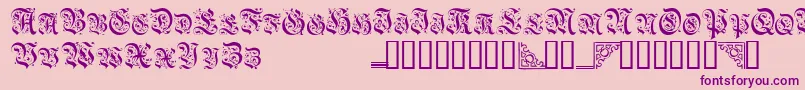 fuente Topiascapsssk – Fuentes Moradas Sobre Fondo Rosa