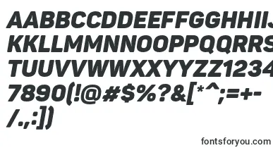 PantonBlackitaliccaps font