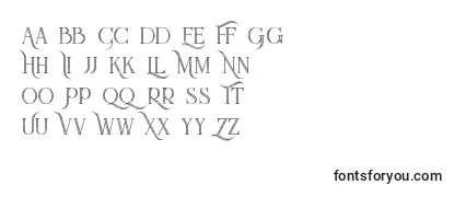 Queeninlinegrunge Font