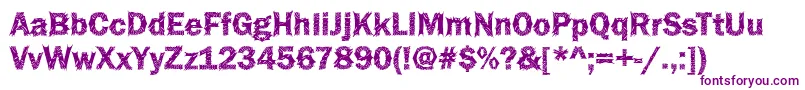 Funky36Bold Font – Purple Fonts