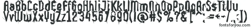 Шрифт Supercaligrafilisticexpialidoc – страшные шрифты