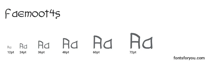 Faemoot4s Font Sizes