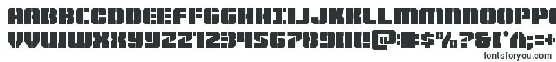 Warpthruster Font – Stencil Fonts