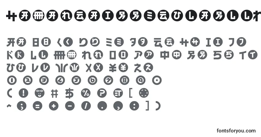 Czcionka HamangairregularllNormal – alfabet, cyfry, specjalne znaki