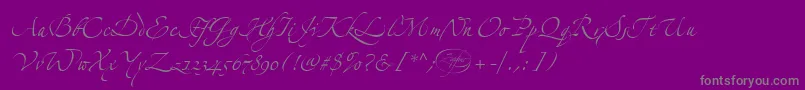 fuente LinotypezapfinoTwo – Fuentes Grises Sobre Fondo Morado
