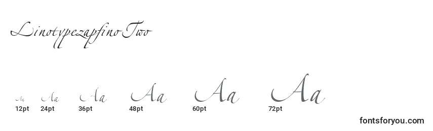 Размеры шрифта LinotypezapfinoTwo