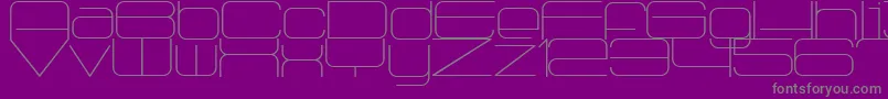 Radio1875 Font – Gray Fonts on Purple Background