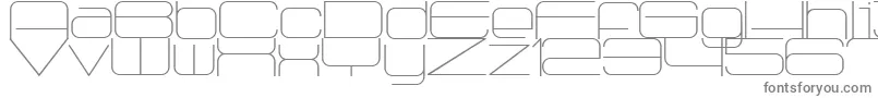 Radio1875 Font – Gray Fonts on White Background