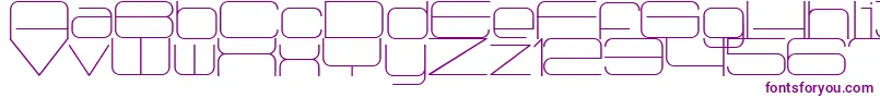 Radio1875 Font – Purple Fonts on White Background