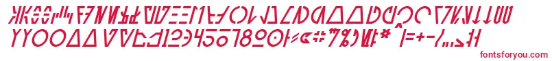 Шрифт AurebeshCantinaItalic – красные шрифты