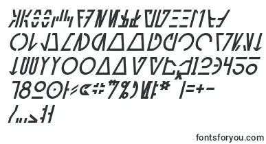  AurebeshCantinaItalic font