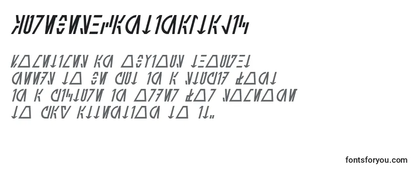 Шрифт AurebeshCantinaItalic