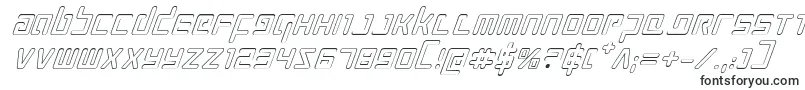 ProkofievOutlineItalic Font – Neon Fonts