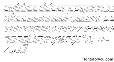  ProkofievOutlineItalic font