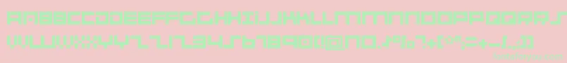 SystemsAnalysis Font – Green Fonts on Pink Background