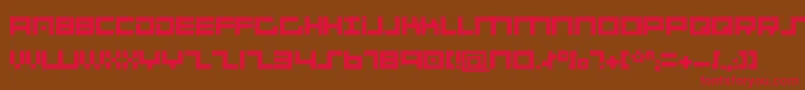 SystemsAnalysis Font – Red Fonts on Brown Background