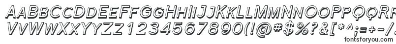Шрифт FlorencesansScShadedItalic – шрифты для Corel Draw
