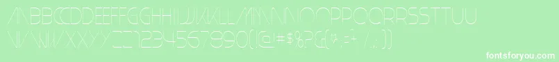 PlainCred1978 Font – White Fonts on Green Background