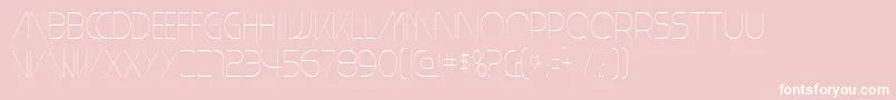 PlainCred1978 Font – White Fonts on Pink Background