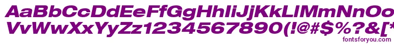 Heaveneticaextd8Hvyoblsh Font – Purple Fonts