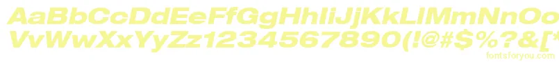 Heaveneticaextd8Hvyoblsh Font – Yellow Fonts