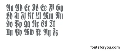 Frakturcondensedheadline-fontti