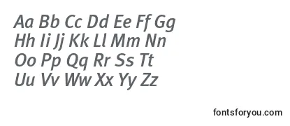 MetamediumcItalic-fontti