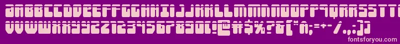 Forcemajeurelaser Font – Pink Fonts on Purple Background