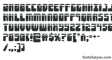  Forcemajeurelaser font